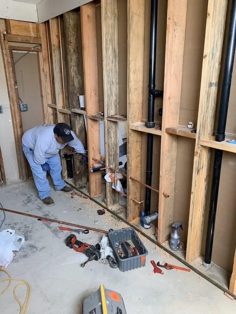 Commercial rough-in plumbing for Gas Line Repair in Algers Mills